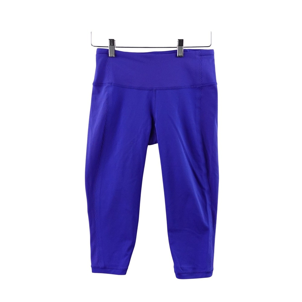 Lululemon Purple Activewear Leggings Cropped Capri Pants Size 6
